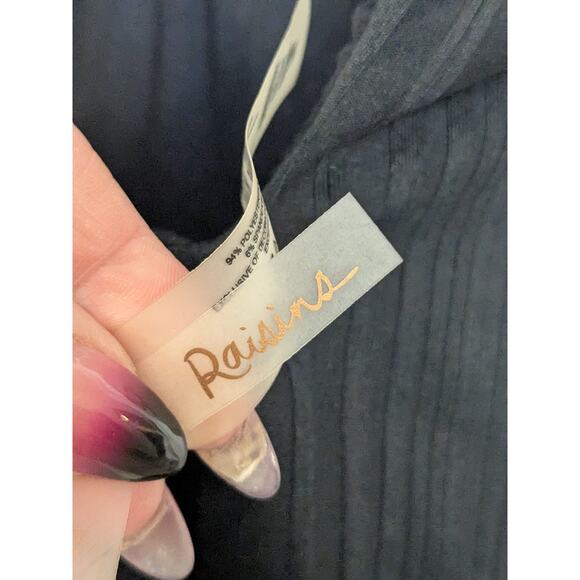 Raisins Beach Cove Solid Cheeky Black Swimsuit Womens Size Small NWT - Picture 6 of 10